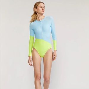 CYNTHIA ROWLEY COLORBLOCK SURFSUIT (NWT) XS